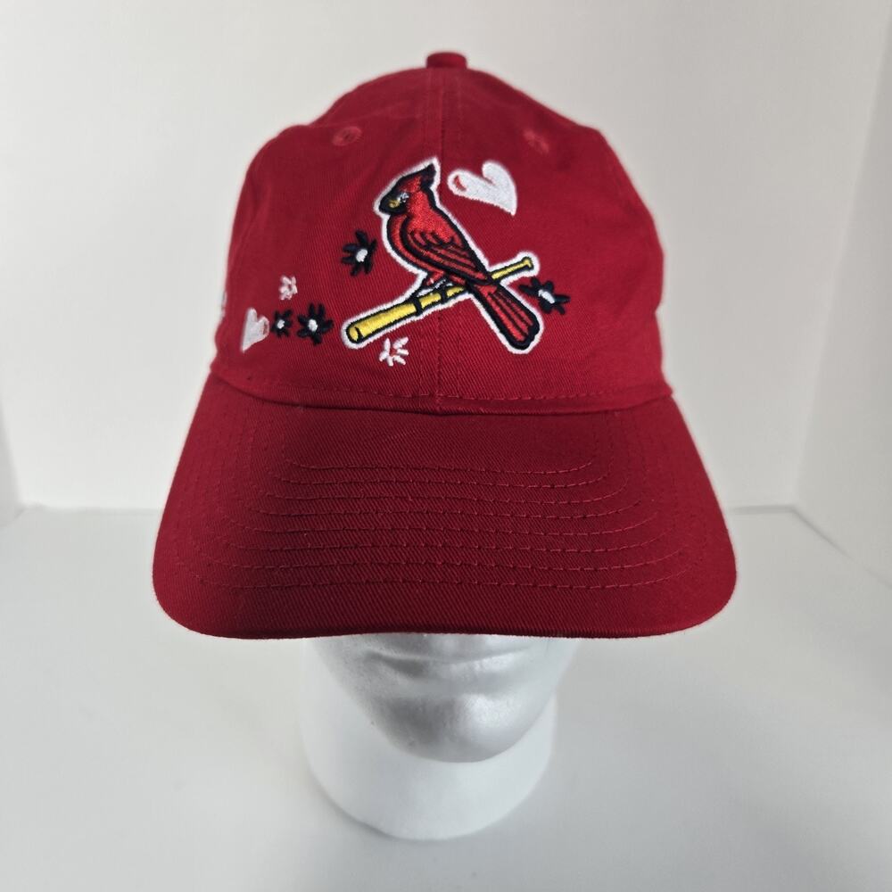 New Era STL St. Louis Cardinals Youth Kids’ Adjustable Strap Hearts Girls MLB